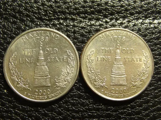25 центів 2000 США Меріленд (два різновиди) Ціна