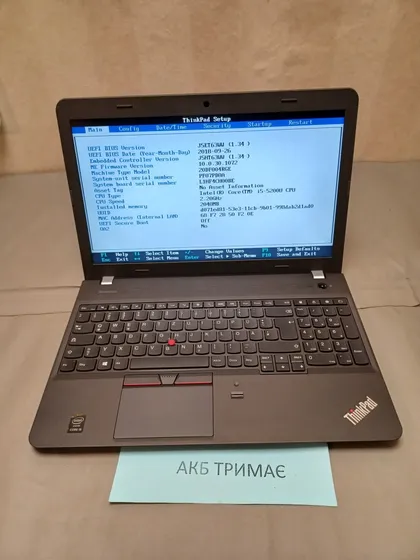 фото, 1214  LENOVO THINKPAD E550 core i5-5200U  НІМЕЧЧИНА