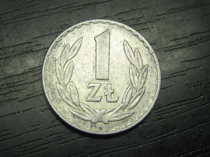 фото, 1 злотий 1974 Польща