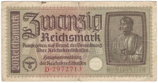 20 рейхсмарок Німеччина Ціна