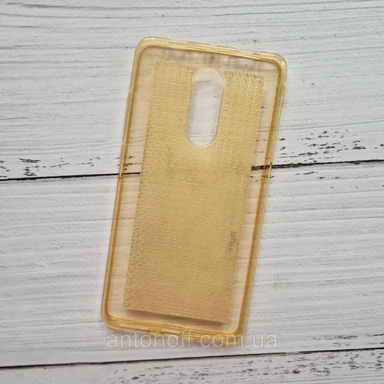 Чохол Xiaomi Redmi Note 4X для телефону силіконовий Gold Ціна