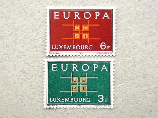 Серія поштових марок Люксембург &quot; Європа СЕРТ &quot;  1963 рік ** Ціна