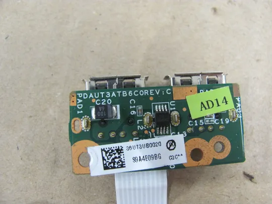 номер0320-46 плата  USB DAUT3ATB6C0 для HP PAVILION DV7   DV7-3000 оригінал Продаж