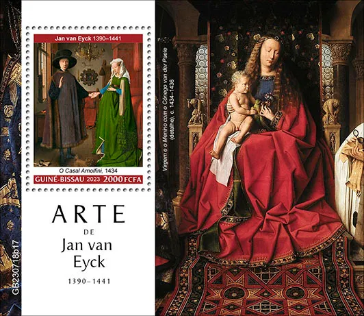 Гвинея Бисау-Живопись-Великие Художники-2023.Оптовый Лот! 20 чистых красивых комплектов-20 Блоков. Інтернет-аукціон