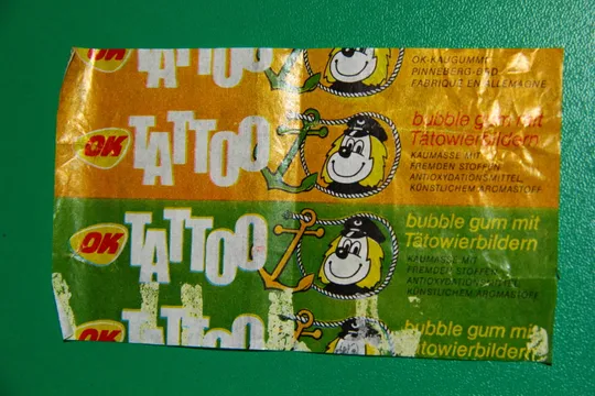 ОБГОРТКА ЕТИКЕТКА ВІД ЖУВАЛЬНОЇ ГУМКИ вкладыш OK TATOO Ціна