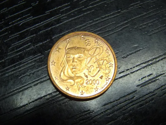 2 євроцента 2000 Франція Ціна