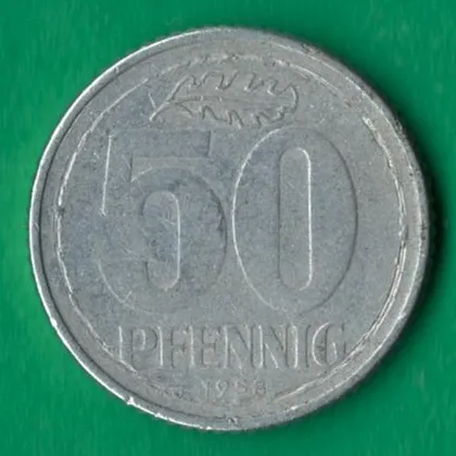фото, 50 пфенігів 1958 року НДР [МВ]
