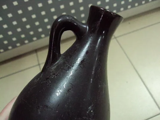 Штоф толстостенный керамика ссср бутылка высота 20 см №10976 Продаж