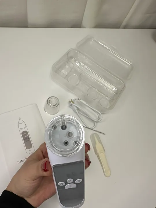 Аспіратор для носа з силіконовими насадками Kidoca KA1006 з музикою та підсвічуванням(22) З аукціону