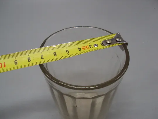 Стакан граненый маленковский стекло ссср клеймо трикветр 7К трилистник 9,8 см, диам.7,3см №15710 З аукціону