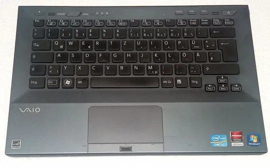 Верхня частина корпуса (палмрест) з ноутбука SONY Vaio PCG-41214M VPCSB 024-0023-8024-A 9Z.N6BLF.001 Ціна
