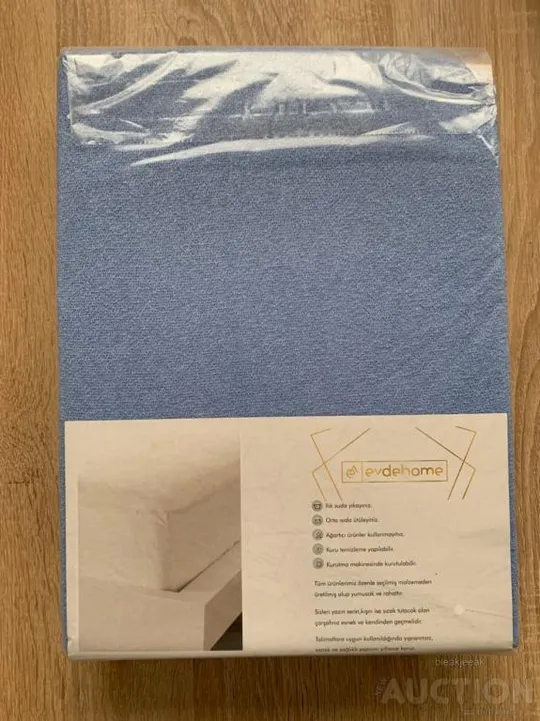 Купити Простирадло махрове на резинці EvdeHoe 210х250 і дві наволочки 50х70