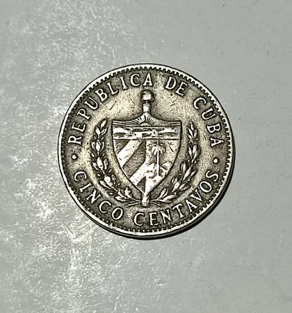 фото, Куба 5 сентаво 1961 год