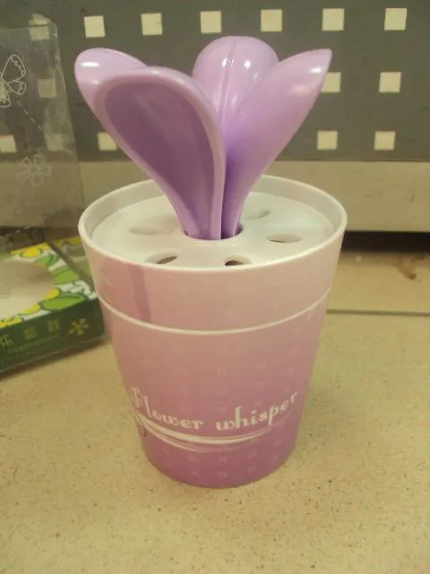 набор ложек с подставкой стакан flower whisper heppy plant ssys новый №15028 З аукціону