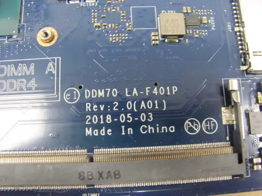 638-19  материнська плата SR340  i5-7300U DDM70 LA-F401P  для  Dell Latitude E5480 оригінал Торговий майданчик