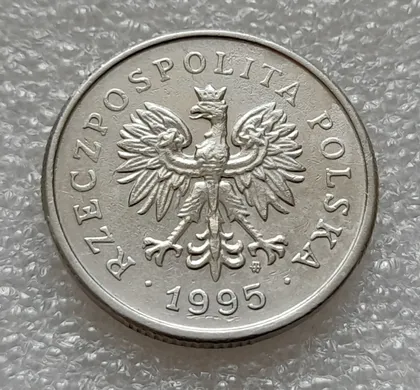 фото, (8067 ря) 1 злотий 1995 Польща (Polska, Польша, злотый)