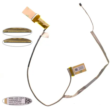 фото, Шлейф матриці для ноутбука ASUS (X550 series), LED, rev.1 (1422-01FV000)