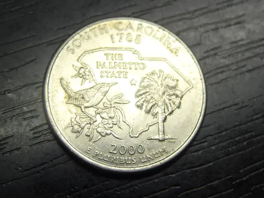 1/4 долара США 2000 P Південна Кароліна Ціна