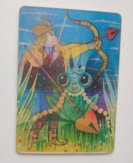 Царевна лягушка переливной календарик СССР sn286 Продаж