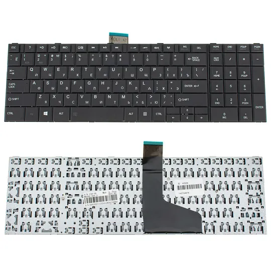 Клавіатура для ноутбука Toshiba (Satellite: C50D, C55D) rus, black Ціна