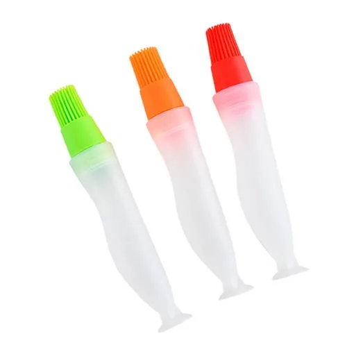 Купити Контейнер емкость с кисточкой и дозатором для масла 70мл присоска, силикон