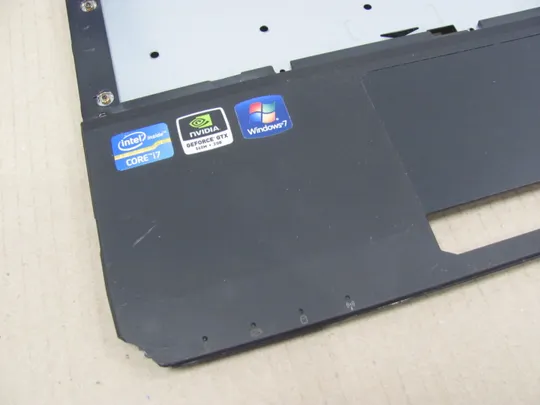номер0105-1 Кришка панель палмрест та тачпад 13GN561AP031-1  для ASUS G74S G74 G74SX оригінал З аукціону