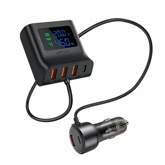 АЗУ Acefast B11 138W Car Charger Splitter with Digital Display З аукціону
