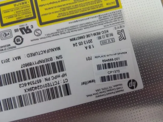 номер0335-27 DVD-привід 653020-001 694688-001 для HP 8560w 8570w 8760w 8770w DVD привод Заглушка панелі CD/DVD для ноутбуків CD Зчитувач дисків Читалка Де купити