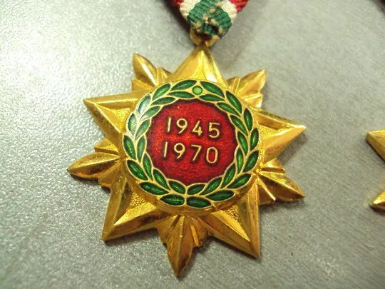 Купити Медаль 25 лет освобождения от фашизма Венгрия лот 2 шт №10401