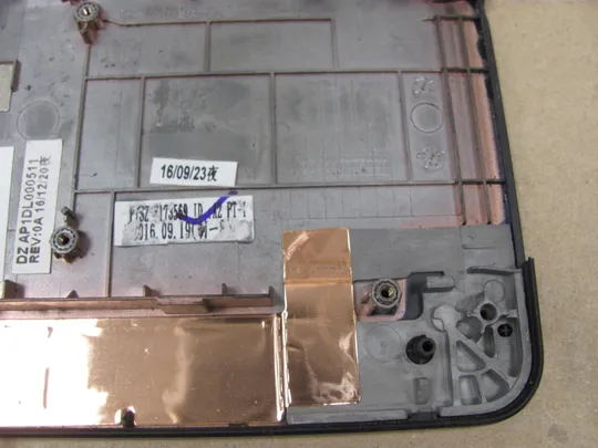 592-2  Кришка панель палмрест тачпад 0XFY7W для Dell Latitude E7470  оригінал Де купити