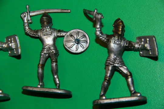 ЛИЦАРІ рыцари 55-60мм SIMBA ФРН ПВХ-резина ФРГ набір 4 фгурки Продаж