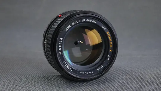 объектив Minolta MD Rokkor-X PG 50mm/1.4 MC Ф55мм на полный кадр (24x36mm) Інтернет-аукціон