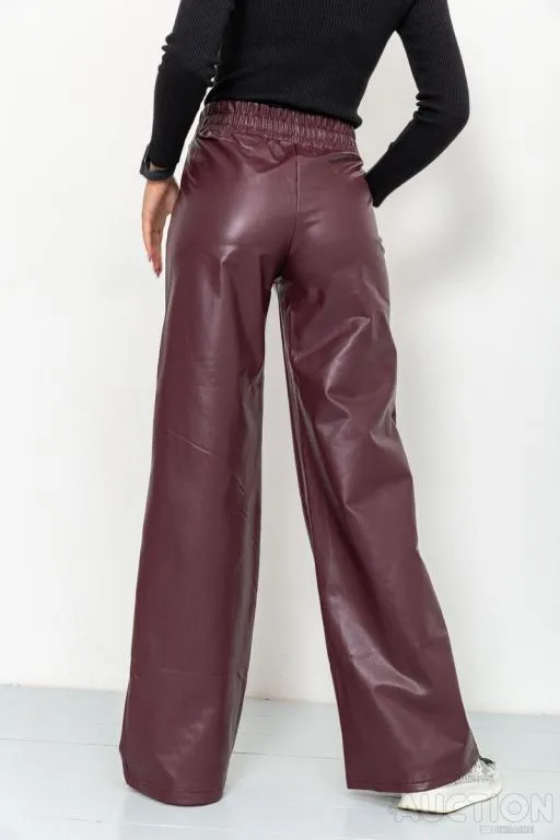 Лосины женские на флисе, цвет бордовый, 164R82 З аукціону