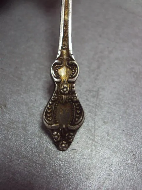 Ложка чайная кофейная ложечка роза цветы мнц ссср длина 11 см №11305 Де купити