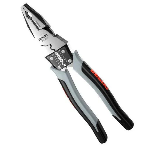 Пассатижи комбинированные 9&amp;quot; многофункциональные 1-6мм2, 225мм, Delixi Ціна