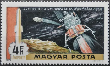 фото, Венгрия Космос Аполло-10 1969