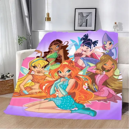 Плед 3D Винкс 2901_B 13272 135х160 см Ціна