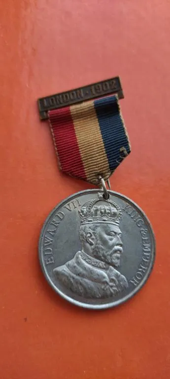 1902 год красивая медаль короля Эдуарда Седьмого Великобритания gn821 Ціна