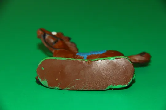 кінь конячка №311 Фріхольд Фішер ДУЖЕ М'ЯКА ГУМА трохи нахилена З аукціону