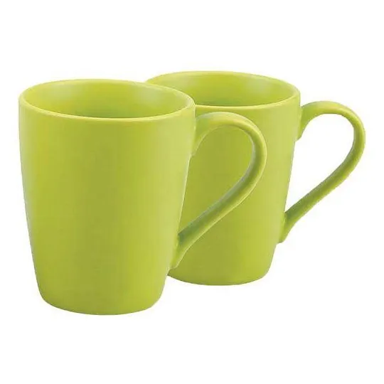 Набор кружек Fissman SC-9321-250 300 мл лаймовый 2 шт Ціна