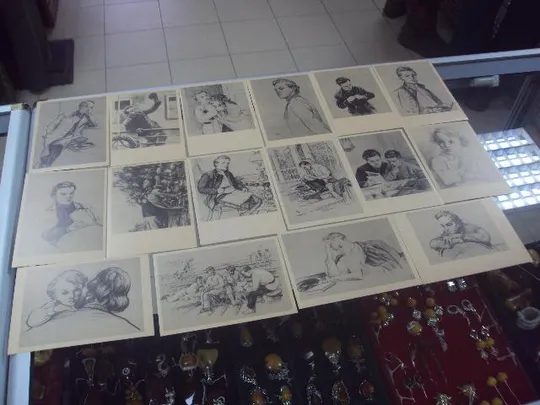 набор открыток юность вождя 1989 жуков лот 4 набора по 16 шт №1681 Де купити