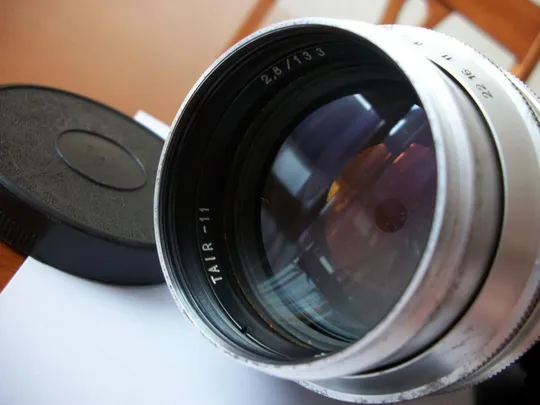 Купити Объектив Таир-11[белый] М-39, Футляр, обе крышки, чудо-сохранность линз, чистые и нет царапинок