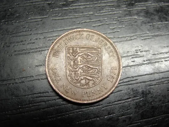 1 новий пенні 1971 Джерсі Ціна