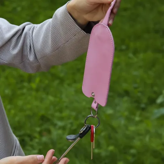 Ключниця з рухомим тримачем ключів на кнопці чорна. Де купити