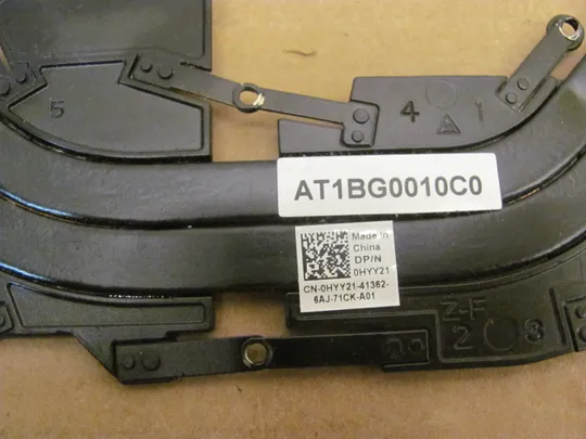 номер0915-13 термотрубка охолодження 0HYY21 AT1BG0010C0 для  Dell Precision 5510 XPS 15 9550 оригінал З аукціону