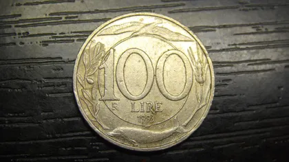 фото, 100 лір 1993 Італія (великий портрет)