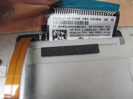 826-31 Кришка панель палмрест 4600e81200011 з клавіатурою L12550-041 9Z.NF2BW.10G  для HP Pavilion X360 14-CD 14M-CD  оригінал Інструкція