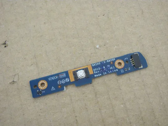 номер0245-39 Плата кнопки вкл Плата кнопки включеня Кнопкова плата Кнопковий модуль Плата управління кнопками  Плата кнопки живлення Laptop Power button board  LS-8825P для сенсорний DELL XPS 12 9Q33 9Q23 оригінал Ціна