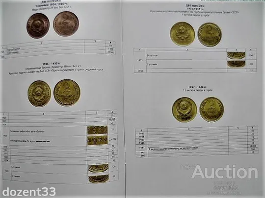 Купити Каталог - Цінник монет СССР з 1921 по 1991 роки, Жетонів та Інше &quot;