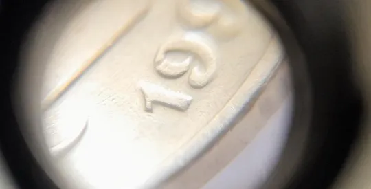 Купити (3099) 25 копійок 1994 1ББк здвоєння року випуску на аверсі (25 копеек 1994 1ББк брак)